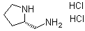 structure of CAS# 103382-84-9, (S)-2-吡咯烷甲胺二盐酸盐