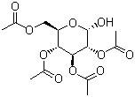 structure of CAS# 10343-06-3, 2,3,4,6-四乙酰-D-葡萄糖