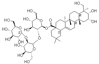 CAS 登录号：103444-92-4, 瓜子金皂苷乙