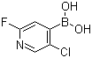CAS 登录号：1034659-38-5, 5-氯-2-氟吡啶-4-硼酸