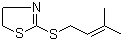 CAS # 103483-02-9, 4,5-Dihydro-2-[(3-methyl-2-buten-1-yl)thio]thiazole