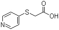 structure of CAS# 10351-19-6, 4-吡啶巯基乙酸