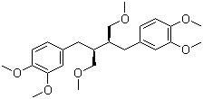 structure of CAS# 10351-88-9, 1,1'-[(2S,3S)-2,3-双(甲氧基甲基)-1,4-丁二基]双[3,4-二甲氧基苯]