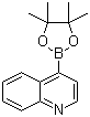 structure of CAS# 1035458-54-8, 喹啉-4-硼酸频哪醇酯