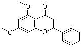 structure of CAS# 1036-72-2, 5,7-二甲氧基黄烷酮