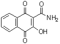 structure of CAS# 103646-20-4, 1,4-二氢-3-羟基-1,4-二氧代-2-萘甲酰胺