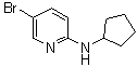 structure of CAS# 1036468-34-4, 5-溴-N-环戊基-2-吡啶胺