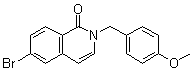 CAS # 1036712-58-9, 6-Bromo-2-(4-methoxybenzyl)-2H-isoquinolin-1-one