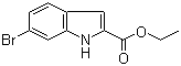 structure of CAS# 103858-53-3, 6-溴吲哚-2-羧酸乙酯