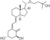 structure of CAS# 103909-75-7, Maxacalcitol