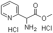 structure of CAS# 1039356-77-8, alpha-氨基吡啶-2-乙酸甲酯盐酸盐