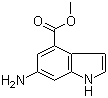 structure of CAS# 103956-00-9, Methyl 6-aminoindole-4-carboxylate