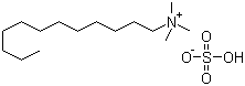 structure of CAS# 103999-25-3, 十二烷基三甲基硫酸氢铵