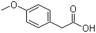 structure of CAS# 104-01-8, 4-Methoxyphenylacetic acid
