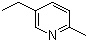 structure of CAS# 104-90-5, 5-Ethyl-2-methylpyridine
