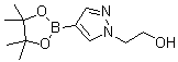 structure of CAS# 1040377-08-9, 1-(2-羟基乙基)-1H-吡唑-4-硼酸频哪醇酯
