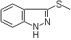 structure of CAS# 1040502-51-9, 3-甲硫基-1H-吲唑