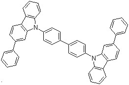 CAS # 1040882-55-0, 4,4'-Bis(2-phenyl-9H-carbazol-9-yl)-1,1'-biphenyl