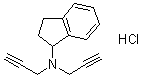 CAS # 10409-00-4, N,N-Di-2-propynyl-1-indanamine hydrochloride
