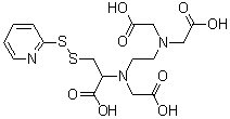 CAS # 1041009-91-9, (R)-2,2'-((2-((1-carboxy-2-(pyridin-2-yldisulfanyl)ethyl)(carboxymethyl)amino)ethyl)azanediyl)diacetic acid