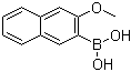 structure of CAS# 104115-76-6, 3-Methoxy-2-naphthylboronic acid