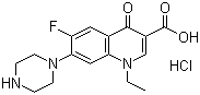 structure of CAS# 104142-93-0, 氟哌酸盐酸盐