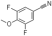 structure of CAS# 104197-15-1, 3,5-二氟-4-甲氧基苯甲腈