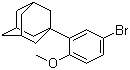 structure of CAS# 104224-63-7, 1-(5-Bromo-2-methoxy-phenyl)adamantane