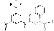 CAS # 1042303-85-4, (alphaR)-alpha-[[[[3,5-Bis(trifluoromethyl)phenyl]amino]thioxomethyl]amino]benzeneacetic acid