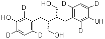 CAS # 104411-12-3, (R*,R*)-2,3-Bis[(3-hydroxyphenyl-2,4,6-d<sub>3</sub>)methyl]-1,4-butanediol
