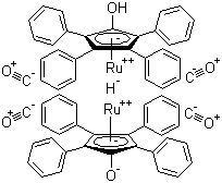 structure of CAS# 104439-77-2, 1-羟基四苯基环戊二烯四羰基二钌