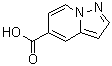 structure of CAS# 104468-87-3, Pyrazolo[1,5-a]pyridine-5-carboxylic acid