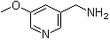 structure of CAS# 1044919-31-4, 5-甲氧基-3-吡啶甲胺