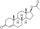 CAS # 1045-69-8, Testosterone acetate, (17beta)-Hydroxyandrost-4-en-3-one acetate