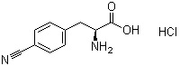 structure of CAS# 104531-20-6, 4-氰基-L-苯丙氨酸单盐酸盐
