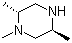 structure of CAS# 1046788-78-6, (2R,5S)-1,2,5-三甲基哌嗪