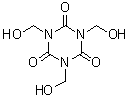 CAS # 10471-40-6, 1,3,5-Tris(hydroxymethyl)-1,3,5-triazine-2,4,6(1H,3H,5H)-trione, 1,3,5-Tris(hydroxymethyl)isocyanuric acid, Trimethylolisocyanuric acid, Tris(oxymethyl)isocyanuric acid