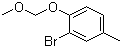 structure of CAS# 104750-60-9, 2-溴-1-(甲氧基甲氧基)-4-甲基苯