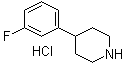 structure of CAS# 104774-94-9, 4-(3-氟苯基)哌啶盐酸盐