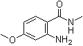 2-氨基-4-甲氧基-N-甲基苯甲酰胺分子结构 (CAS 104775-67-9)