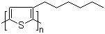 structure of CAS# 104934-50-1, Poly(3-hexylthiophene-2,5-diyl)