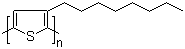 structure of CAS# 104934-51-2, Poly(3-octylthiophene-2,5-diyl)