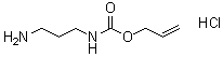 structure of CAS# 1049721-72-3, N-(3-氨基丙基)氨基甲酸烯丙酯盐酸盐