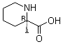 structure of CAS# 105141-61-5, 2-Methyl-2-(2R)-piperidinecarboxylic acid