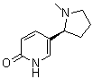 structure of CAS# 10516-09-3, 5-[(2S)-1-甲基-2-吡咯烷基]-2(1H)-吡啶酮