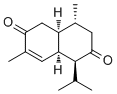CAS 登录号：105181-06-4, 9-Oxoageraphorone, (1S,4R,4aS,8aR)-1,3,4,4a,5,8a-六氢-4,7-二甲基-1-(1-甲基乙基)-2,6-萘二酮