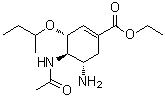 CAS # 1052063-37-2, (3R,4R,5S)-4-(Acetylamino)-5-amino-3-(1-methylpropoxy)-1-cyclohexene-1-carboxylic acid ethyl ester