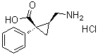 CAS # 105310-28-9, cis-2-(Aminomethyl)-1-phenylcyclopropanecarboxylic acid hydrochloride