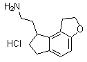 structure of CAS# 1053239-39-6, 1,6,7,8-四氢-2H-茚并[5,4-b]呋喃-8-乙胺盐酸盐