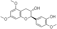 CAS # 105330-59-4, 5,7,4'-Tri-O-methylcatechin, (2R,3S)-3,4-Dihydro-2-(3-hydroxy-4-methoxyphenyl)-5,7-dimethoxy-2H-1-benzopyran-3-ol